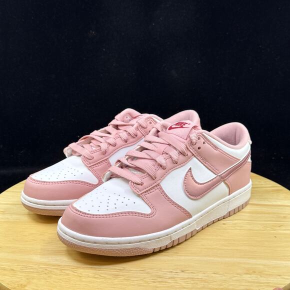 NEW Nike Dunk Low Pink Glaze Velvet NBY DO6485-600 GS Womens Size 7.5 / 6Y - Picture 2 of 10